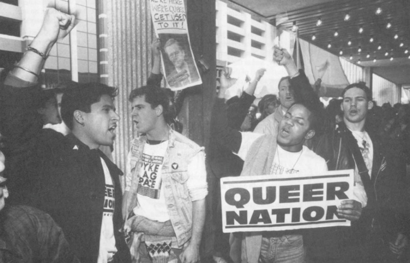 Photographer Mark Geller's account of a pride protest in August 1990, New York